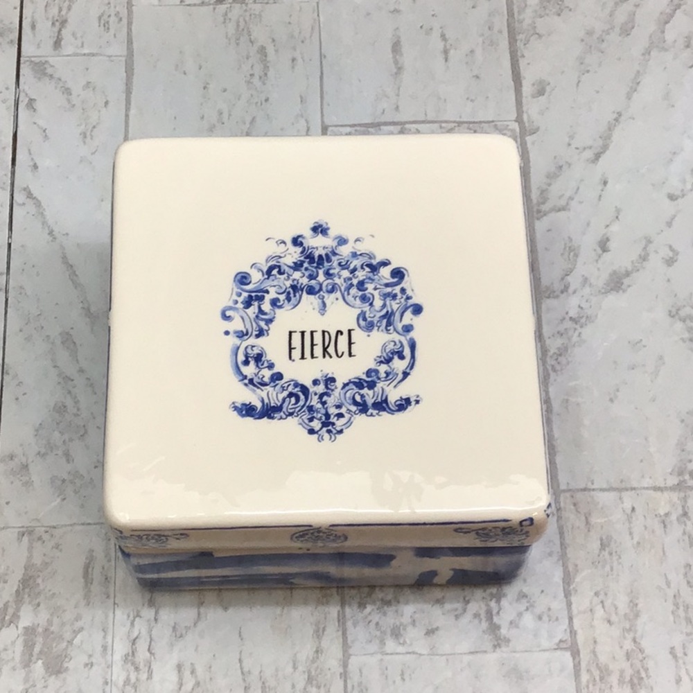 Fierce Trinket Box with removable lid